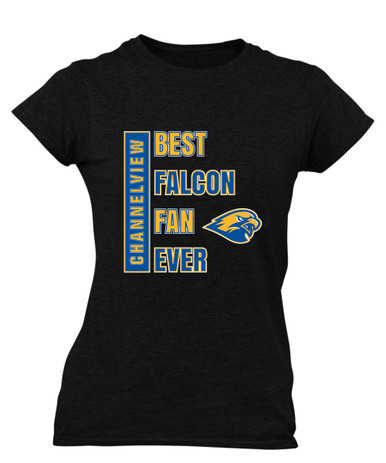 Channelview Falcons Best Falcon Fan Women's SS T-Shirt