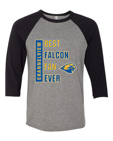 Channelview Falcons Best Falcon Fan Men's Baseball T-Shirt