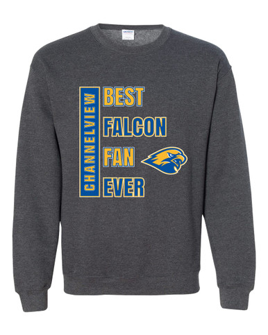 Channelview Falcons Best Falcon Fan Men's Sweatshirt