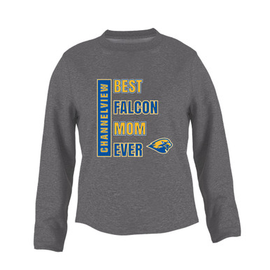 Channelview Falcons Best Falcon Mom Women's Sweatshirt