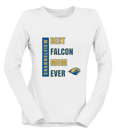 Channelview Falcons Best Falcon Mom Women's Premium LS T-Shirt