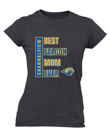 Channelview Falcons Best Falcon Mom Women's Premium SS T-Shirt
