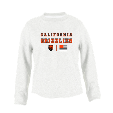 California Grizzlies Spirit Flag Women's Sweatshirt