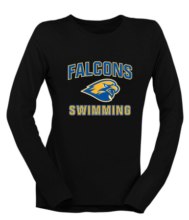 Channelview Falcons Swimming Women's Premium LS T-Shirt
