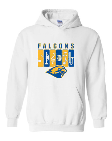 Channelview Falcons Band # 2 Men's Hoodie