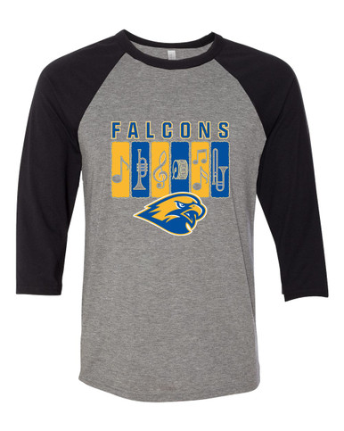 Channelview Falcons Band # 2 Women's Baseball T-Shirt