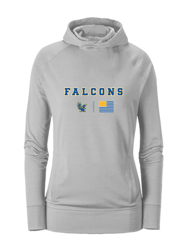 Channelview Falcons Flying Team Colors Flag Women's Hoodie