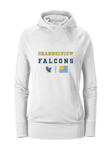 Channelview Falcons Flying Spirit Flag Women's Hoodie