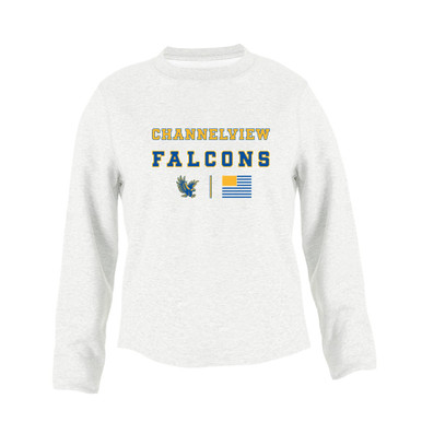 Channelview Falcons Flying Spirit Flag Women's Sweatshirt