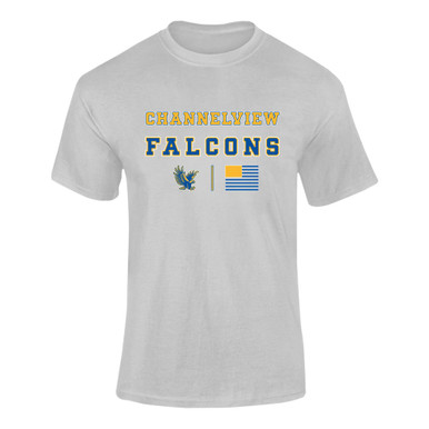 Channelview Falcons Flying Spirit Flag Men's Premium SS T-Shirt