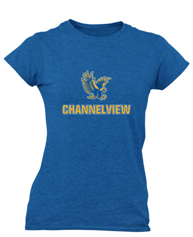 Channelview Falcons Flying Mascot #2 Women's SS T-Shirt