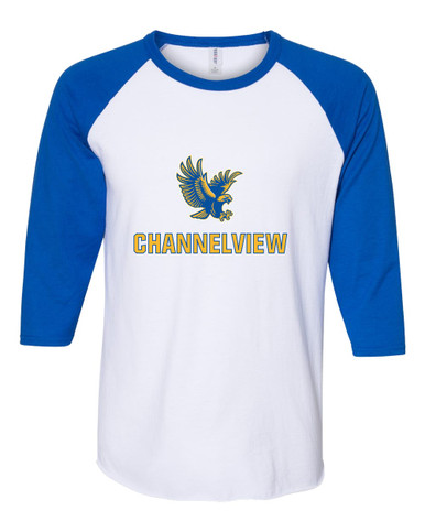 Channelview Falcons Flying Mascot #2 Men's Baseball T-Shirt