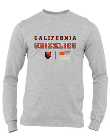 California Grizzlies Spirit Flag Men's Premium LS T-Shirt