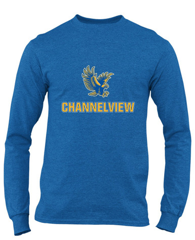 Channelview Falcons Flying Mascot #2 Men's Premium LS T-Shirt