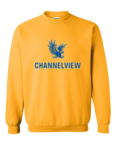 Channelview Falcons Flying Mascot #2 Men's Sweatshirt
