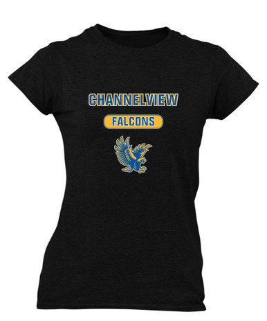 Channelview Falcons Flying Mascot #3 Women's SS T-Shirt