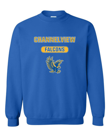 Channelview Falcons Flying Mascot #3 Men's Sweatshirt
