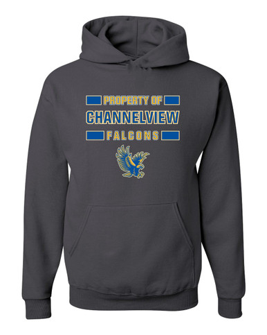 Channelview Falcons Flying Property Of Men's Premium Hoodie