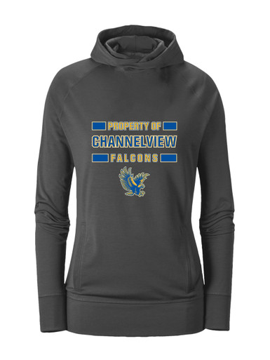 Channelview Falcons Flying Property Of Women's Hoodie