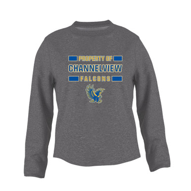 Channelview Falcons Flying Property Of Women's Sweatshirt