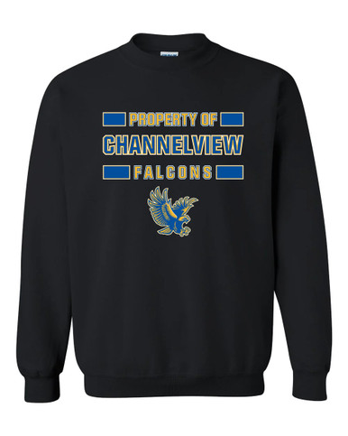 Channelview Falcons Flying Property Of Men's Sweatshirt