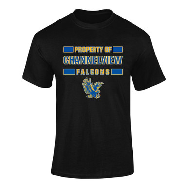 Channelview Falcons Flying Property Of Men's Premium SS T-Shirt