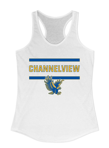 Channelview Falcons Flying Mascot #4 Women's Tank Top