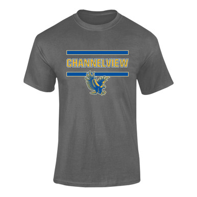 Channelview Falcons Flying Mascot #4 Men's SS T-Shirt