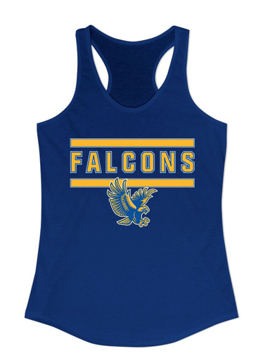 Channelview Falcons Flying Mascot #5 Women's Tank Top
