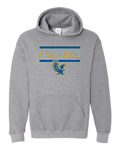Channelview Falcons Flying Mascot #5 Men's Hoodie