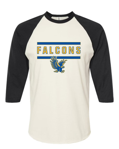 Channelview Falcons Flying Mascot #5 Men's Baseball T-Shirt