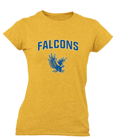 Channelview Falcons Flying Mascot #6 Women's Premium SS T-Shirt