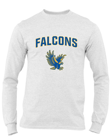 Channelview Falcons Flying Mascot #6 Men's LS T-Shirt