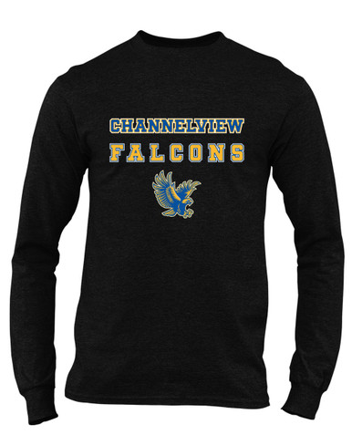 Channelview Falcons Flying Spirit Men's Premium LS T-Shirt