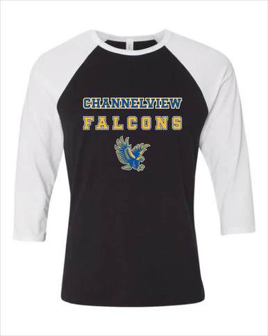 Channelview Falcons Flying Spirit Men's Baseball T-Shirt