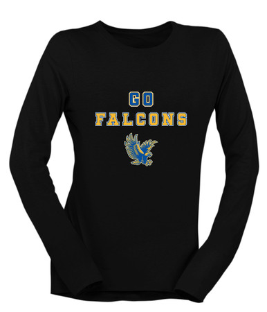 Channelview Falcons Flying Go Team Women's LS T-Shirt