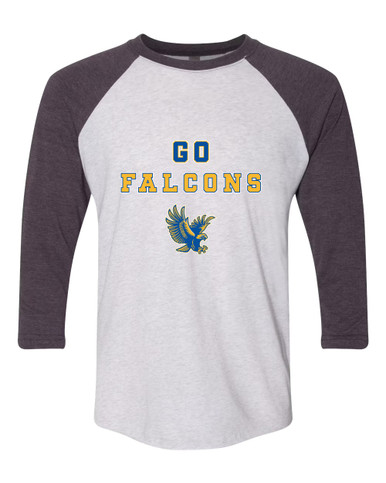 Channelview Falcons Flying Go Team Men's Baseball T-Shirt