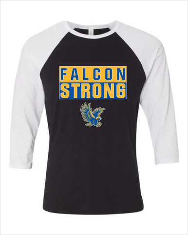 Channelview Falcons Flying Strong #1 Women's Baseball T-Shirt