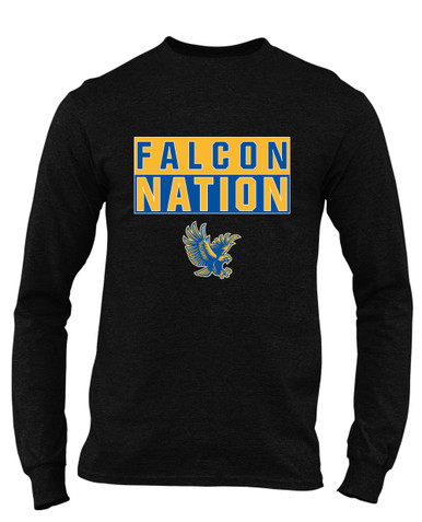 Channelview Falcons Flying Nation #1 Men's Premium LS T-Shirt