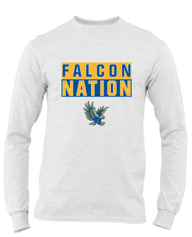 Channelview Falcons Flying Nation #1 Men's LS T-Shirt