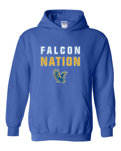 Channelview Falcons Flying Nation #2 Men's Hoodie