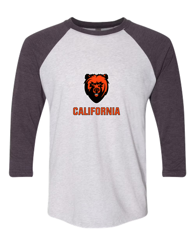 California Grizzlies Mascot #2 Women's Baseball T-Shirt