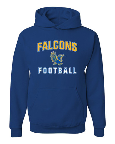 Channelview Falcons Flying Football #1 Men's Premium Hoodie
