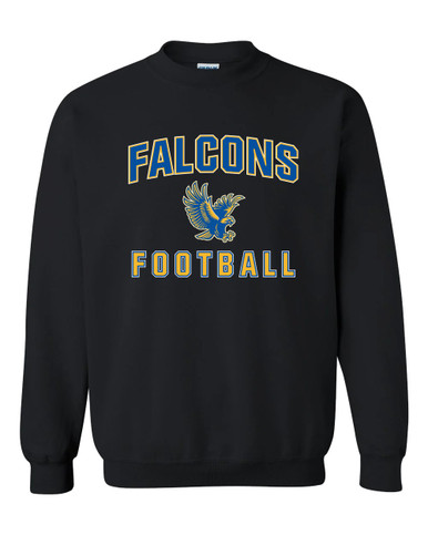 Channelview Falcons Flying Football #1 Men's Sweatshirt