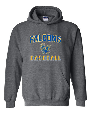 Channelview Falcons Flying Baseball #1 Men's Hoodie