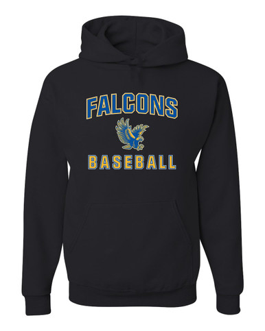 Channelview Falcons Flying Baseball #1 Men's Premium Hoodie