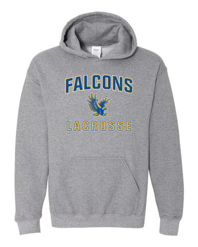 Channelview Falcons Flying Lacrosse Men's Hoodie