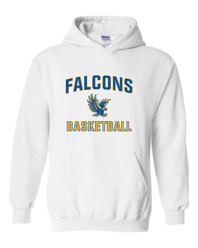 Channelview Falcons Flying Basketball #1 Men's Hoodie