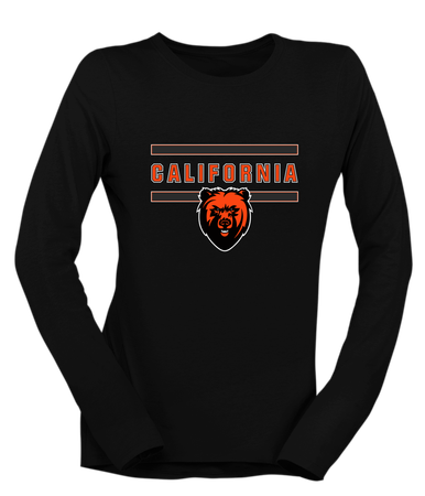 California Grizzlies Mascot #4 Women's Premium LS T-Shirt