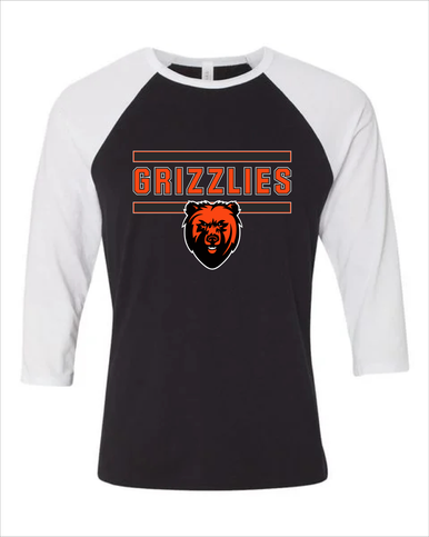 California Grizzlies Mascot #5 Men's Baseball T-Shirt